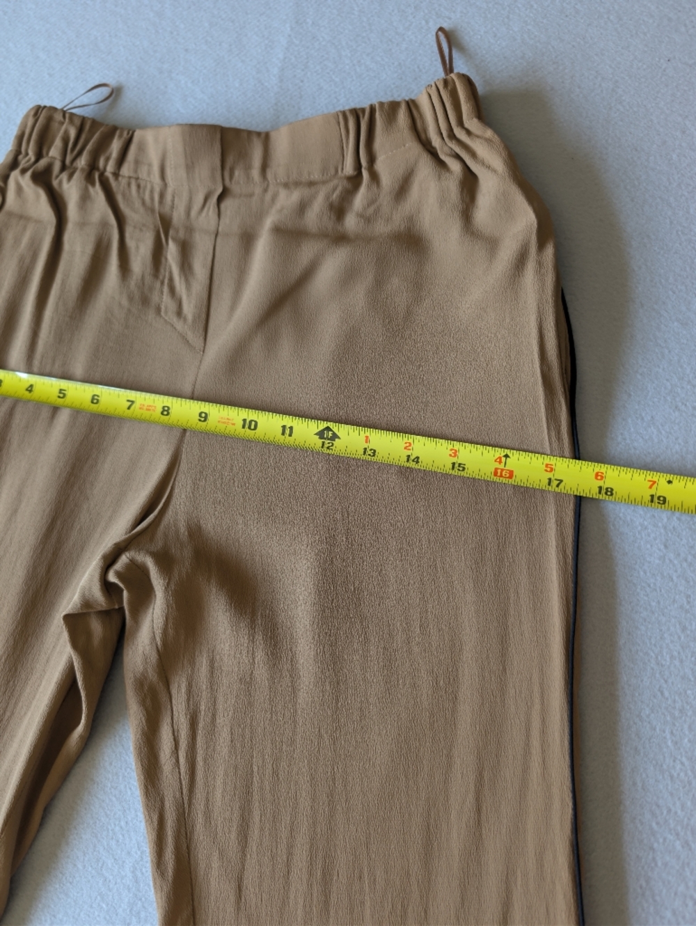 Iceberg Gilmar Silk Blend Made In Italy Wide Leg Crop Trousers Neutral Contrast - Picture 6 of 12